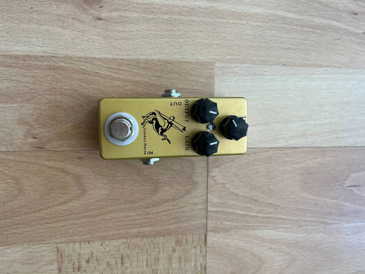 Mosky Golden Horse Overdrive Pedal Based on Clone Centaur, Gold
