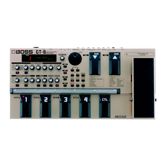 boss gt 5 guitar processor